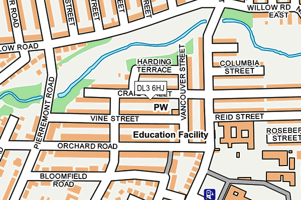DL3 6HJ map - OS OpenMap – Local (Ordnance Survey) DL3 6HJ map - OS OpenMap – Local (Ordnance Survey)