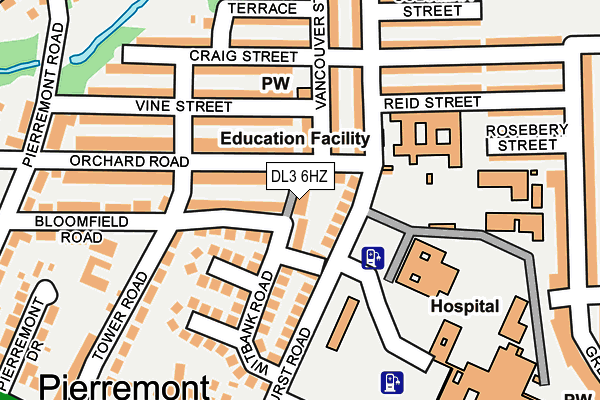 DL3 6HZ map - OS OpenMap – Local (Ordnance Survey) DL3 6HZ map - OS OpenMap – Local (Ordnance Survey)