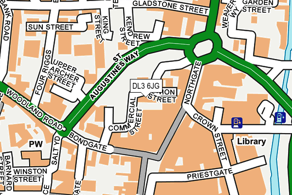 DL3 6JG map - OS OpenMap – Local (Ordnance Survey) DL3 6JG map - OS OpenMap – Local (Ordnance Survey)