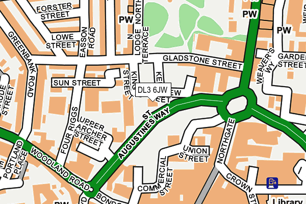 DL3 6JW map - OS OpenMap – Local (Ordnance Survey) DL3 6JW map - OS OpenMap – Local (Ordnance Survey)