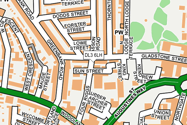 DL3 6LH map - OS OpenMap – Local (Ordnance Survey) DL3 6LH map - OS OpenMap – Local (Ordnance Survey)