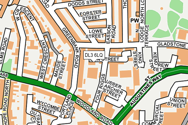 DL3 6LQ map - OS OpenMap – Local (Ordnance Survey) DL3 6LQ map - OS OpenMap – Local (Ordnance Survey)