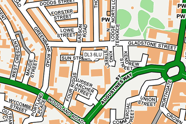DL3 6LU map - OS OpenMap – Local (Ordnance Survey) DL3 6LU map - OS OpenMap – Local (Ordnance Survey)