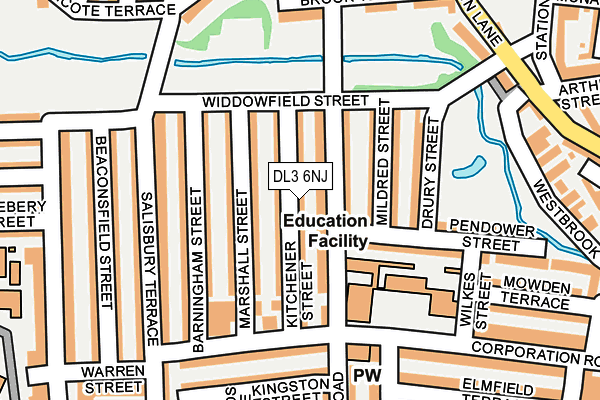 DL3 6NJ map - OS OpenMap – Local (Ordnance Survey) DL3 6NJ map - OS OpenMap – Local (Ordnance Survey)