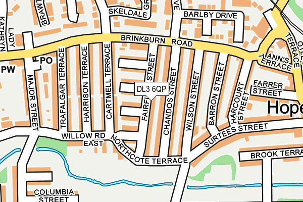 DL3 6QP map - OS OpenMap – Local (Ordnance Survey) DL3 6QP map - OS OpenMap – Local (Ordnance Survey)