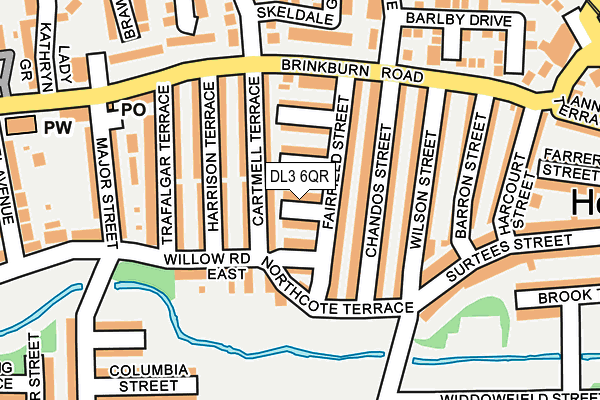 DL3 6QR map - OS OpenMap – Local (Ordnance Survey) DL3 6QR map - OS OpenMap – Local (Ordnance Survey)