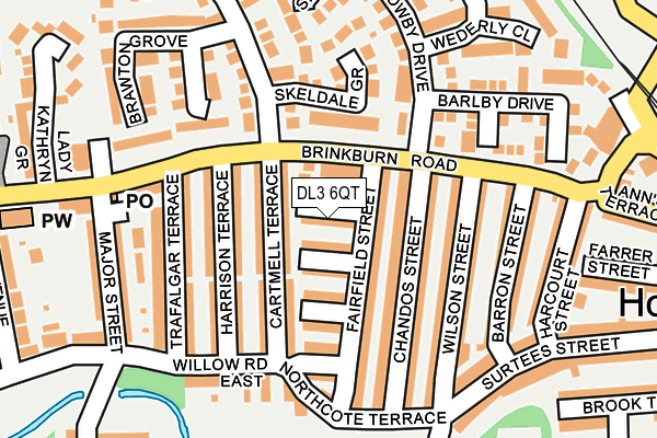 DL3 6QT map - OS OpenMap – Local (Ordnance Survey) DL3 6QT map - OS OpenMap – Local (Ordnance Survey)