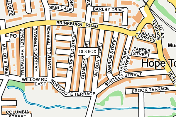 DL3 6QX map - OS OpenMap – Local (Ordnance Survey) DL3 6QX map - OS OpenMap – Local (Ordnance Survey)