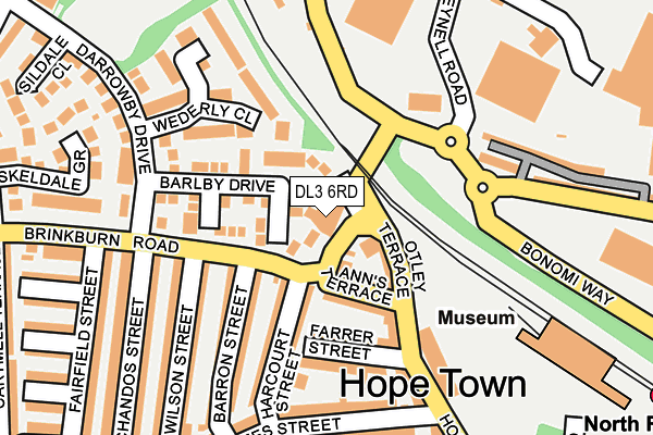 DL3 6RD map - OS OpenMap – Local (Ordnance Survey) DL3 6RD map - OS OpenMap – Local (Ordnance Survey)