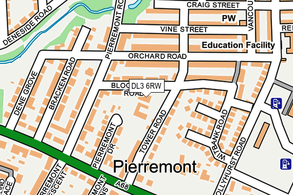 DL3 6RW map - OS OpenMap – Local (Ordnance Survey) DL3 6RW map - OS OpenMap – Local (Ordnance Survey)