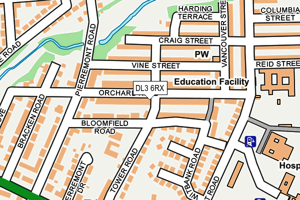 DL3 6RX map - OS OpenMap – Local (Ordnance Survey) DL3 6RX map - OS OpenMap – Local (Ordnance Survey)