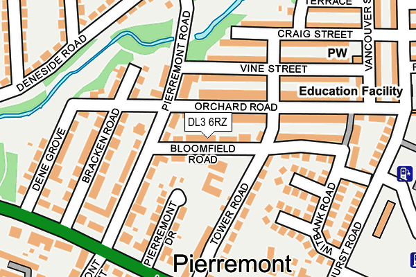 DL3 6RZ map - OS OpenMap – Local (Ordnance Survey) DL3 6RZ map - OS OpenMap – Local (Ordnance Survey)