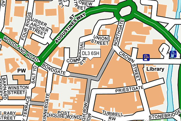 DL3 6SH map - OS OpenMap – Local (Ordnance Survey) DL3 6SH map - OS OpenMap – Local (Ordnance Survey)