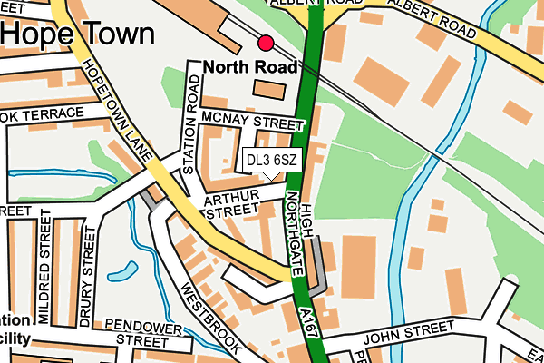 DL3 6SZ map - OS OpenMap – Local (Ordnance Survey) DL3 6SZ map - OS OpenMap – Local (Ordnance Survey)