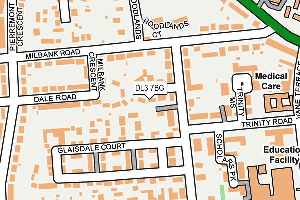 DL3 7BG map - OS OpenMap – Local (Ordnance Survey) DL3 7BG map - OS OpenMap – Local (Ordnance Survey)