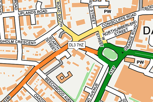 DL3 7HZ map - OS OpenMap – Local (Ordnance Survey) DL3 7HZ map - OS OpenMap – Local (Ordnance Survey)