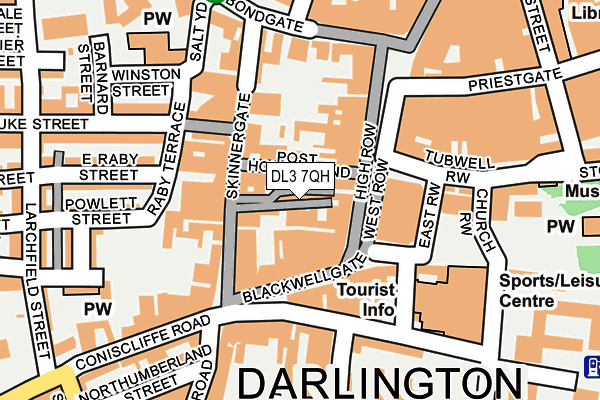 DL3 7QH map - OS OpenMap – Local (Ordnance Survey) DL3 7QH map - OS OpenMap – Local (Ordnance Survey)