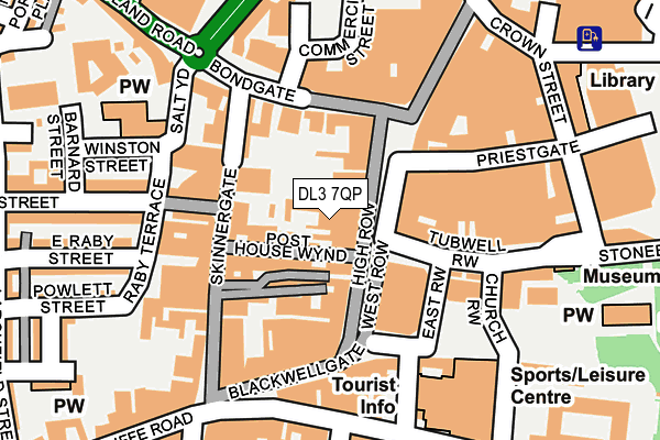 DL3 7QP map - OS OpenMap – Local (Ordnance Survey) DL3 7QP map - OS OpenMap – Local (Ordnance Survey)