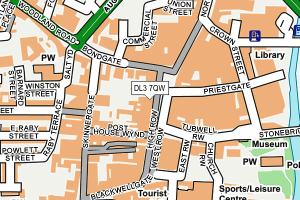 DL3 7QW map - OS OpenMap – Local (Ordnance Survey) DL3 7QW map - OS OpenMap – Local (Ordnance Survey)