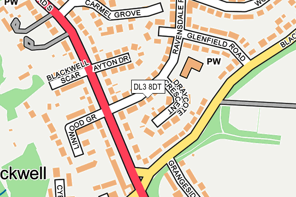 DL3 8DT map - OS OpenMap – Local (Ordnance Survey) DL3 8DT map - OS OpenMap – Local (Ordnance Survey)