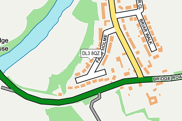 DL3 8QZ map - OS OpenMap – Local (Ordnance Survey) DL3 8QZ map - OS OpenMap – Local (Ordnance Survey)