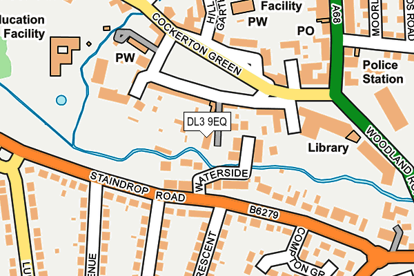 DL3 9EQ map - OS OpenMap – Local (Ordnance Survey) DL3 9EQ map - OS OpenMap – Local (Ordnance Survey)