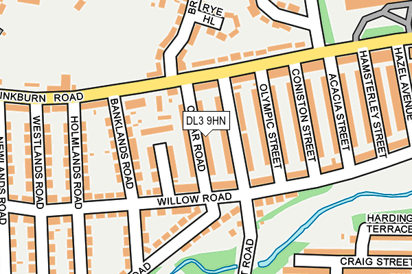 DL3 9HN map - OS OpenMap – Local (Ordnance Survey) DL3 9HN map - OS OpenMap – Local (Ordnance Survey)