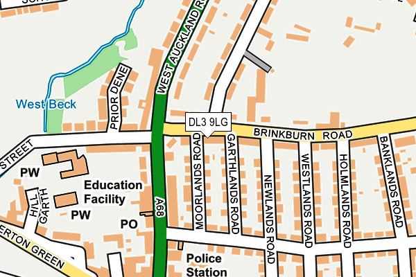 DL3 9LG map - OS OpenMap – Local (Ordnance Survey) DL3 9LG map - OS OpenMap – Local (Ordnance Survey)