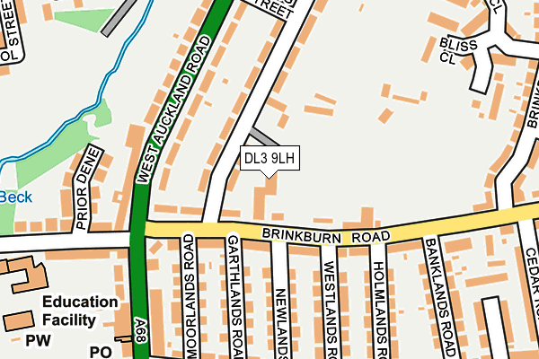 DL3 9LH map - OS OpenMap – Local (Ordnance Survey) DL3 9LH map - OS OpenMap – Local (Ordnance Survey)