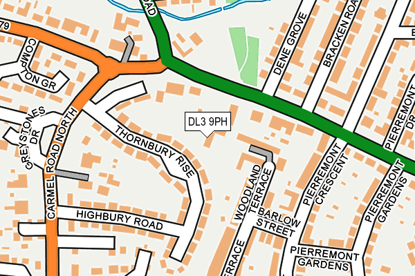 DL3 9PH map - OS OpenMap – Local (Ordnance Survey) DL3 9PH map - OS OpenMap – Local (Ordnance Survey)