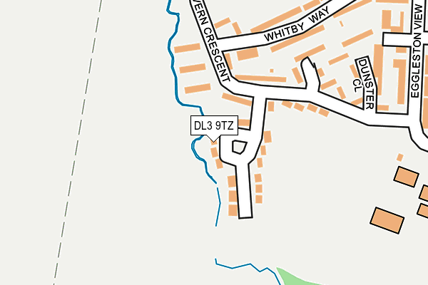 DL3 9TZ map - OS OpenMap – Local (Ordnance Survey) DL3 9TZ map - OS OpenMap – Local (Ordnance Survey)