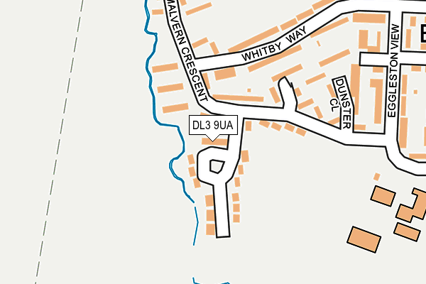 DL3 9UA map - OS OpenMap – Local (Ordnance Survey) DL3 9UA map - OS OpenMap – Local (Ordnance Survey)