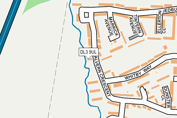 DL3 9UL map - OS OpenMap – Local (Ordnance Survey) DL3 9UL map - OS OpenMap – Local (Ordnance Survey)