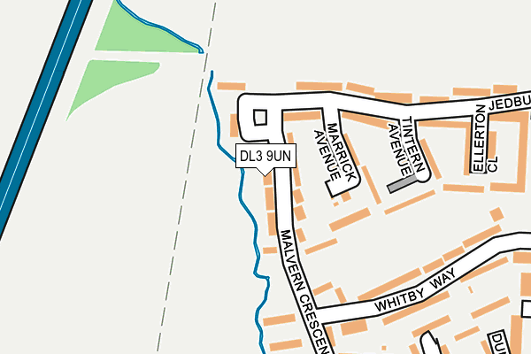 DL3 9UN map - OS OpenMap – Local (Ordnance Survey) DL3 9UN map - OS OpenMap – Local (Ordnance Survey)