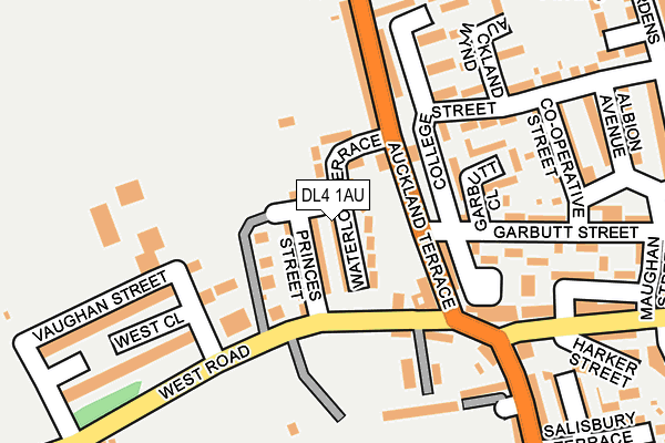 DL4 1AU map - OS OpenMap – Local (Ordnance Survey) DL4 1AU map - OS OpenMap – Local (Ordnance Survey)