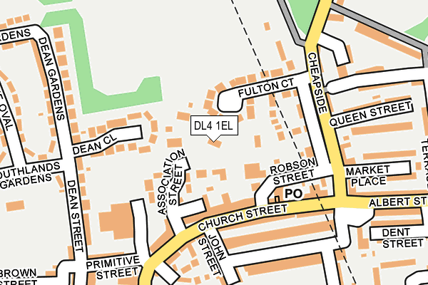 DL4 1EL map - OS OpenMap – Local (Ordnance Survey) DL4 1EL map - OS OpenMap – Local (Ordnance Survey)
