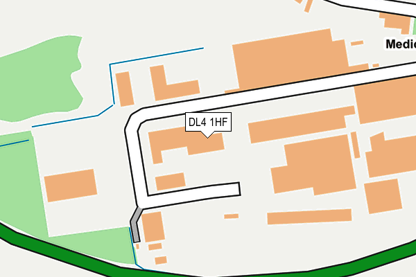 DL4 1HF map - OS OpenMap – Local (Ordnance Survey) DL4 1HF map - OS OpenMap – Local (Ordnance Survey)