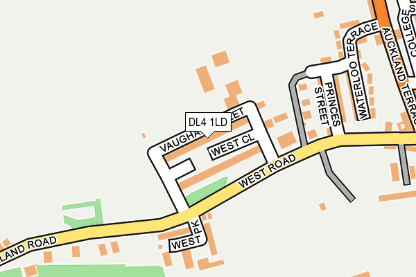 DL4 1LD map - OS OpenMap – Local (Ordnance Survey) DL4 1LD map - OS OpenMap – Local (Ordnance Survey)
