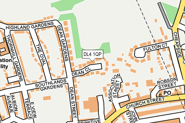 DL4 1QP map - OS OpenMap – Local (Ordnance Survey) DL4 1QP map - OS OpenMap – Local (Ordnance Survey)