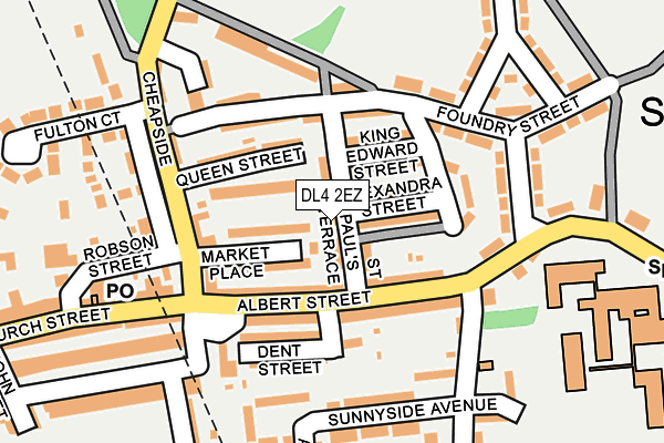 DL4 2EZ map - OS OpenMap – Local (Ordnance Survey) DL4 2EZ map - OS OpenMap – Local (Ordnance Survey)
