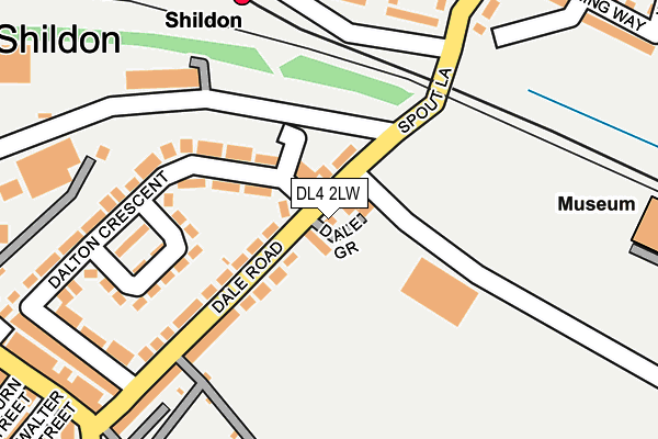 DL4 2LW map - OS OpenMap – Local (Ordnance Survey) DL4 2LW map - OS OpenMap – Local (Ordnance Survey)