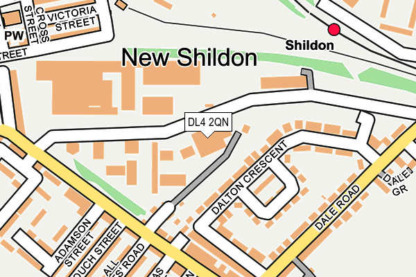 DL4 2QN map - OS OpenMap – Local (Ordnance Survey) DL4 2QN map - OS OpenMap – Local (Ordnance Survey)