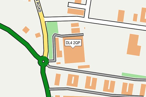 DL4 2QP map - OS OpenMap – Local (Ordnance Survey) DL4 2QP map - OS OpenMap – Local (Ordnance Survey)