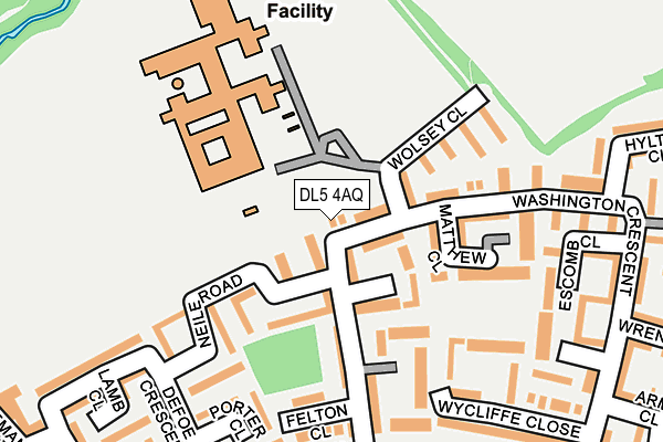 DL5 4AQ map - OS OpenMap – Local (Ordnance Survey) DL5 4AQ map - OS OpenMap – Local (Ordnance Survey)