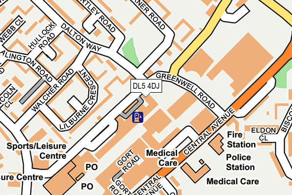 DL5 4DJ map - OS OpenMap – Local (Ordnance Survey) DL5 4DJ map - OS OpenMap – Local (Ordnance Survey)