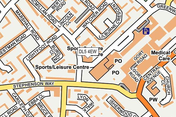 DL5 4EW map - OS OpenMap – Local (Ordnance Survey) DL5 4EW map - OS OpenMap – Local (Ordnance Survey)