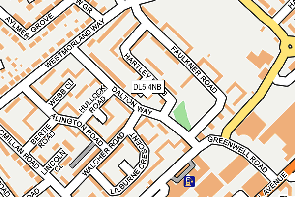 DL5 4NB map - OS OpenMap – Local (Ordnance Survey) DL5 4NB map - OS OpenMap – Local (Ordnance Survey)