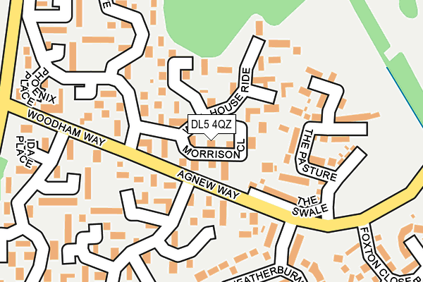 DL5 4QZ map - OS OpenMap – Local (Ordnance Survey) DL5 4QZ map - OS OpenMap – Local (Ordnance Survey)