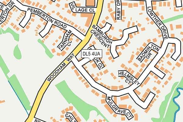 DL5 4UA map - OS OpenMap – Local (Ordnance Survey) DL5 4UA map - OS OpenMap – Local (Ordnance Survey)