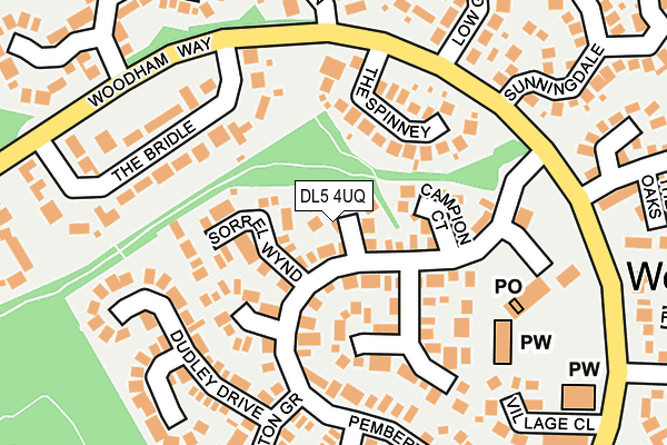 DL5 4UQ map - OS OpenMap – Local (Ordnance Survey) DL5 4UQ map - OS OpenMap – Local (Ordnance Survey)